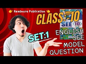 Class 10 English Model set||readmore publication||class 10 english set 1 solution