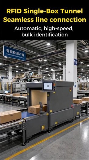 【RFID Tunnel Reader】RFID Single-box Tunnel Machine for Seamless Production Line