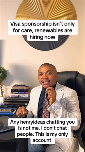 15K views · 180 reactions | The renewable energy sector — solar, wind, and battery storage is booming across the UK and the world. Right now, companies are sponsoring engineers, technicians, project managers, and HSE officers due to global skill shortages. For Africans, this is even bigger: the same green energy skills in demand abroad are also needed back home. With the right training, you’re not just employable you’re future-proof. | Henry.Ideas | Facebook