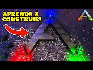 CONSTRUÇÃO INCRÍVEL! APRENDA A FAZER A LOGO DO ARK !!! ARK: SURVIVAL EVOLVED