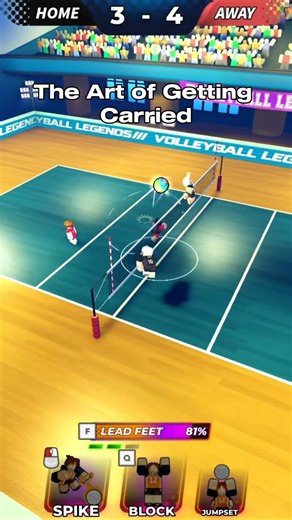 That's a REAL CARRY right there✌️💯 #gaming #isoblox #roblox #gaming #volleyballlegends #vbl #sanju