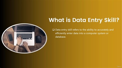 从入门到进阶的数据录入课程- Data Entry Course For Beginners to Advanced