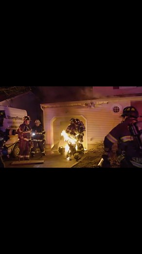 Firefighter catches fire at Brick (NJ) 2nd Alarm. Check out the full video on YouTube @jerseyshorefireresponse. #BlueCollarFiremen 🎥: @jerseyshorefireresponse | Blue Collar Firemen