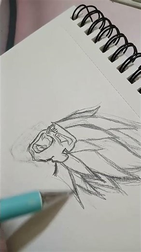 super saiyan Goku drawing #shorts