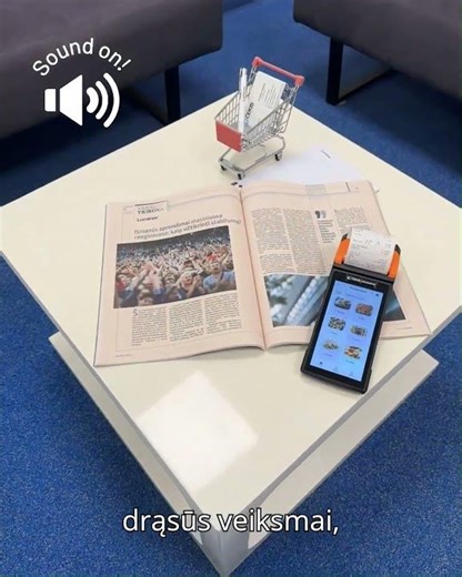 Partnerio dovanotas leidinys Verslo klasė su mūsų sėkmės istorija.