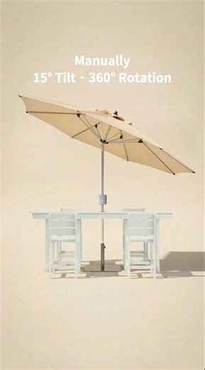 Patiowell Remote Patio Umbrella