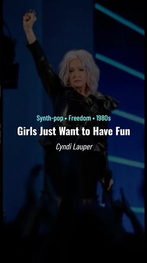 Girls Just Want to Have Fun – Cyndi Lauper (Lyrics) | Iconic 80s Synth-Pop Anthem