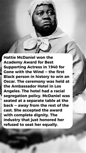 She Won Hollywood’s First Black Oscar—But Wasn’t Allowed To Sit With Her Cast.