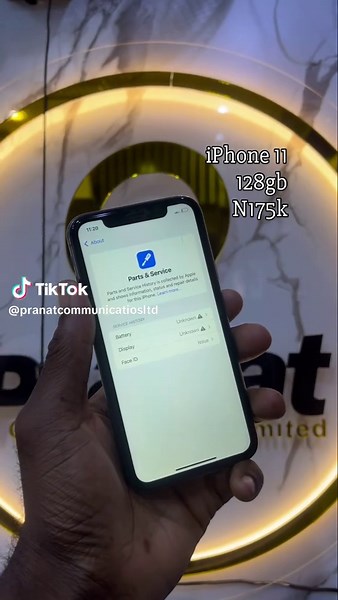 IPHONE 11 STORAGE: 128gb COLOR: Black CONDITION : no Face ID, replaced screen & battery BATTERY: 78% PRICE: N175,000 _____________________________ Send a Dm or call to place order. ☎️08066047433 ☎️08132405570 ☎️08108800468 Or visit us @ 📍Shop B43 New banex plaza, 2nd floor by first bank, Opp Zenith bank, Wuse ll Abuja. 📍Shop A2-06 Dawaki modern market, by Shafa filling station, Opp Gwarimpa Abuja. _____________________________ Please like and follow us on any social media @pranat_communication