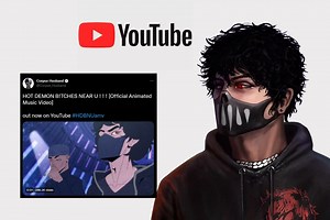 Corpse Husband releases the official animated music video for his popular song HOT DEMON B*TCHES NEAR U ! ! !