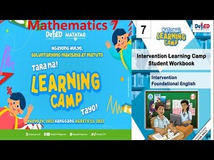 English 7 Workbook for the National Learning Camp (NLC) 2023