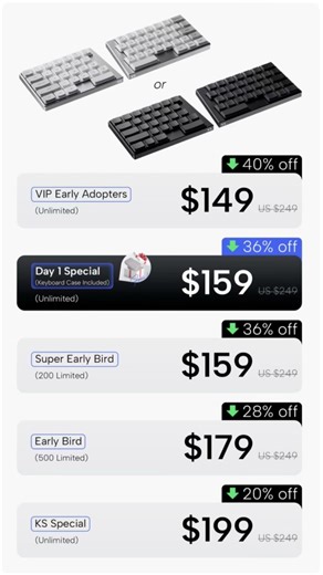 Elytra Ultralight Wireless Split Keyboard for Any Setup by ElimKeys