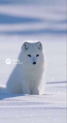 Cinematic Arctic Fox Hunting in Deep Snow | Ultra-Realistic Wildlife Scene