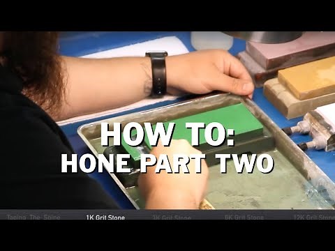 How to Hone a Straight Razor: Step 2 Honing