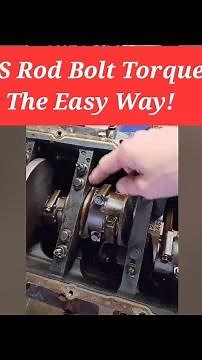 Simple way How to torque Chevy Ls rod caps