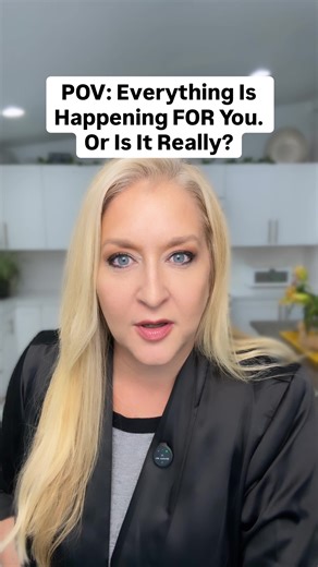 🔗 CLICK LINK IN BIO 🔗 if you’re ready to hear this differently. “Everything is happening for you” isn’t permission to stay passive. It’s an invitation to take ownership. Your ego loves the spiritual version because it means you don’t have to look at your patterns. But real growth happens when you stop asking why this happened to me and start asking what in me created this. Every setback is feedback. Every delay is data. Every trigger is pointing to the exact belief, wound, or survival pattern 