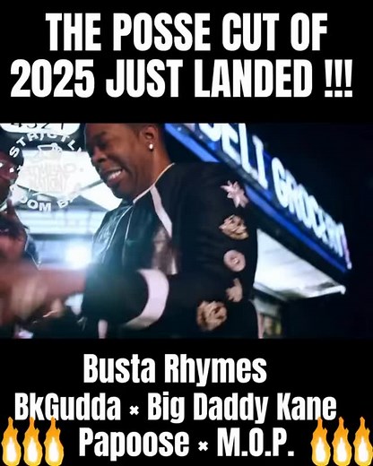 THE BLESSINGS DON’T STOP SO WE WON’T EVER STOP!!! NEVERRR!!! THE BIGGEST COLLAB FOR 2025 IS OFFICIALLY IS HERE!!! “BROOKLYN BATTERY TUNNEL RMX PT.1” BY @bkgudda3 FT. THE DRAGON 🐉 @officialbigdaddykane @papoose @famem.o.p & @billydanzem.o.p OF M.O.P. BIDEO AND BANGER AVAILABLE AND STREAMING EVERYWHERE RIGHT NOW!!! @special_ent_ @theconglomerateent | Busta Rhymes