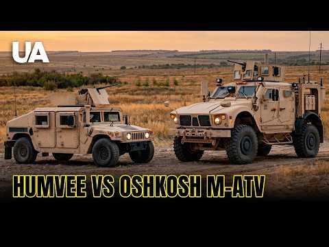 From Afghanistan to saving lives in Ukraine: meet the 12-ton Oshkosh M-ATV armored vehicle.
