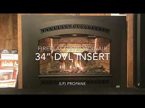Fireplace Xtrordinair 34” DVL Insert overview