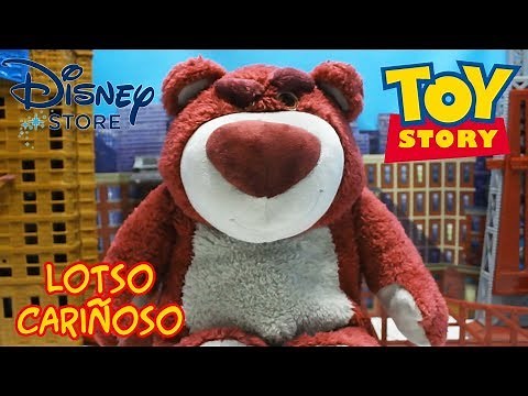 (ESPAÑOL) TOY STORY 3: Lotso Cariñoso Disney Store Reseña review Lots-o'-Huggin' Bear