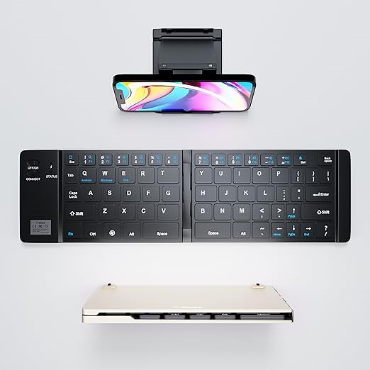 Geyes Folding Bluetooth Keyboard for iPhone iPad