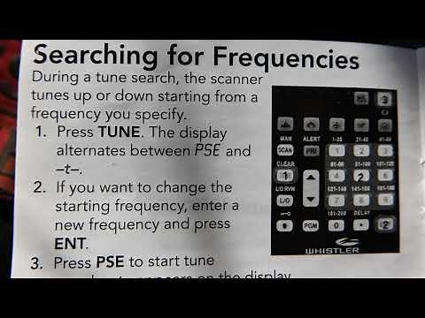 Whistler 1010 Scanner Manual ( Hopping Freight Trains 101)