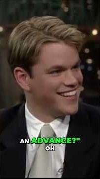 Matt Damon’s Script Started at $20… Sold for...