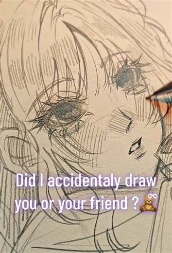 face tutorial ✨️✌️lmk in the comments if I accidentally drew you! :D 🙇🏻‍♀️Should I draw random faces or random follower next part? hmm? 🧸More pencil drawing tutorials from me will be shown in the next video! Please follow me!‎⸝⸝ ˖🎧#fyp #viral #drawing #tutorial#facedrawing