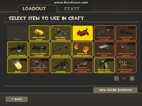 Team Fortress 2 How to Craft Rare Melee Weapons