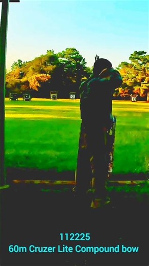 60m shooting arrow slow motion 112225 #archery