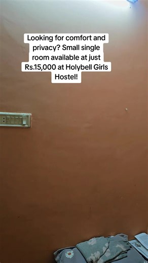 Small Single Room Available at Holybell Girls Hostel