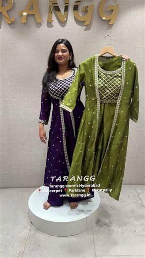 😨Indian outfit ideas in Budget at Tarangg❤️ Hyderabad WhatsApp +91 73969 78275 😍Insta @tarangg.in