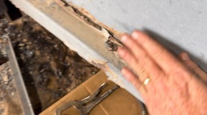 First ever Big Bend trailer in for repairs with a rotten frame, yall know that 9 out of 10 that roll in are Gooseneck brand which tells you a lot. This trailer was only rotten in the rear quarter of the frame where GN would have been rotten all the way around. Big Bend has a much better frame design, I think this trailers biggest problem and the only cause for the rot is the paint they use, it breaks/flakes and builds up rust under the paint causing the decay. Anywhere we found rust the paint wa