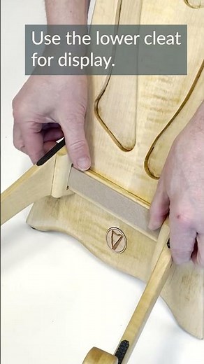 Sonnet Lap Harp Stand - Demo #lapharp #harpstand #harpplayer #harp