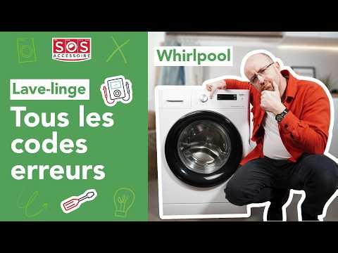 🆘 F01, F02, F05... All error codes on a Whirlpool washing machine