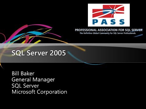 PASS 2005 - [Keynote] SQL Server 2005 - Bill Baker, Len Wyatt - 2005/09