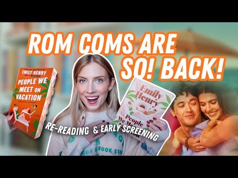 this is a people we meet on vacation household 🌴🧡 re-read & early screening vlog