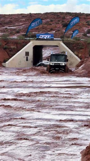 The amount of water coming through the tunnel at Sand Hollow was impressive