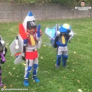 How to make Transformer costumes for kids! | Dadsnet