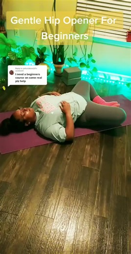 Reclined Bound Angle Pose for Hip Opening Relaxation