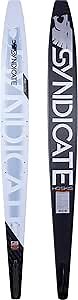 HO Syndicate Pro Slalom Waterskis White/Black 66in