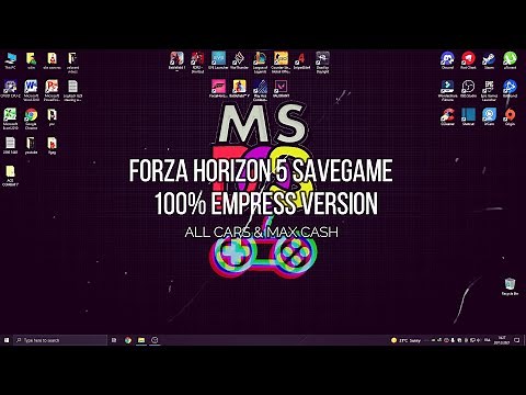 FORZA HORIZON 5 SAVEGAME 100% ALL CARS LOT OF CASH (EMPRESS VERSION) HOW TO FIND THE SAVEGAME