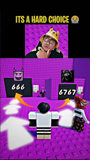 When you have hard choice Room 6767 💀 or Room 666 😈 which one you choose 😱😭