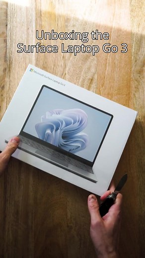 Listen to the soothing sounds of the Surface Laptop Go 3 as we unbox this little dream machine #MicrosoftSurface #LaptopGo3 #Unbox #ASMR