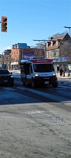 subway wheel trans bus makes U-turn Toronto Canada ‪@CP24‬ ‪@OfficialTTCchannel‬ rare footage