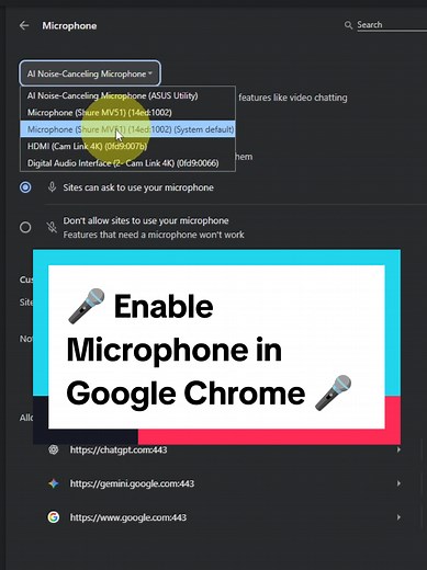 Fix Your Chrome Microphone Issues Quickly