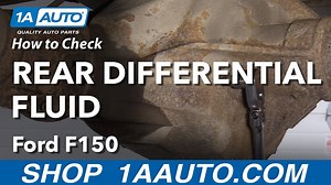 How to Check Rear Differential Fluid 2009-14 Ford F-150