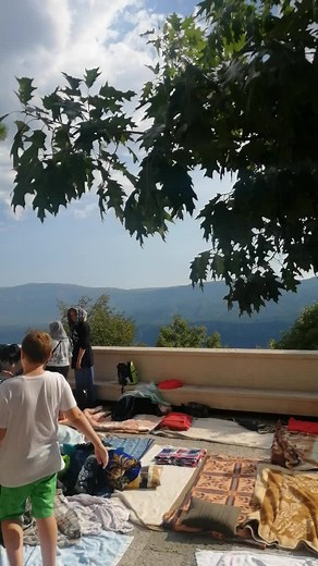 Početak večernje molitve. Ostrog 2021. 🙏