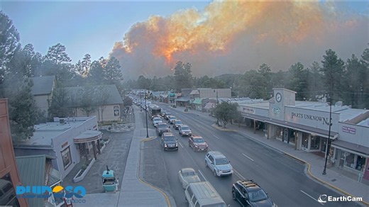 Wildfires in Ruidoso in real time