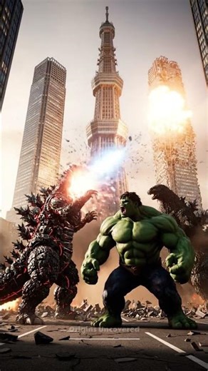 Will the Hulk 🟢 overpower the MechaGodzilla & Godzilla 🦖🤖❓ | Fan Made Crossover
